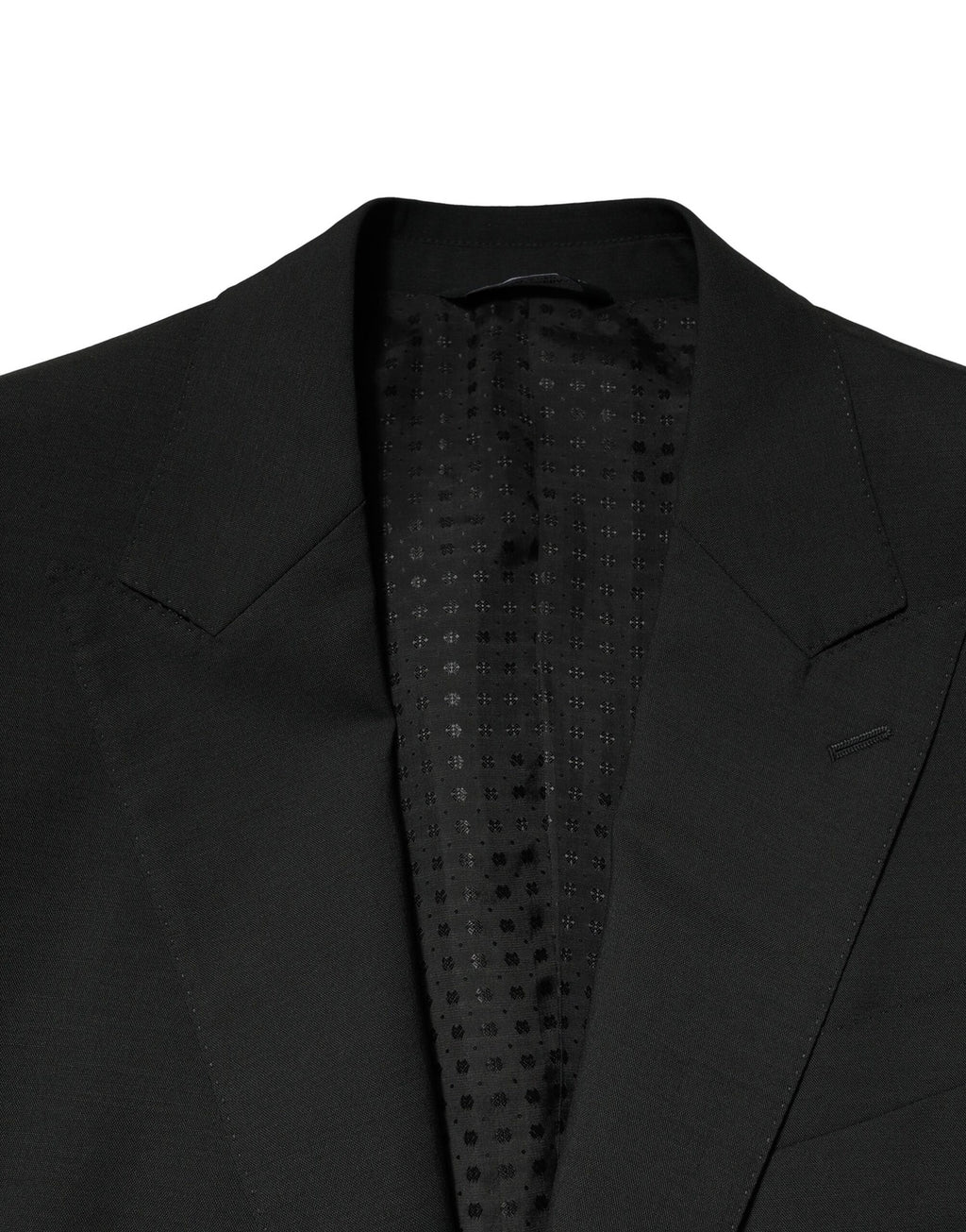 Dolce & Gabbana Black Single-Breasted Wool Suit (2-Piece)