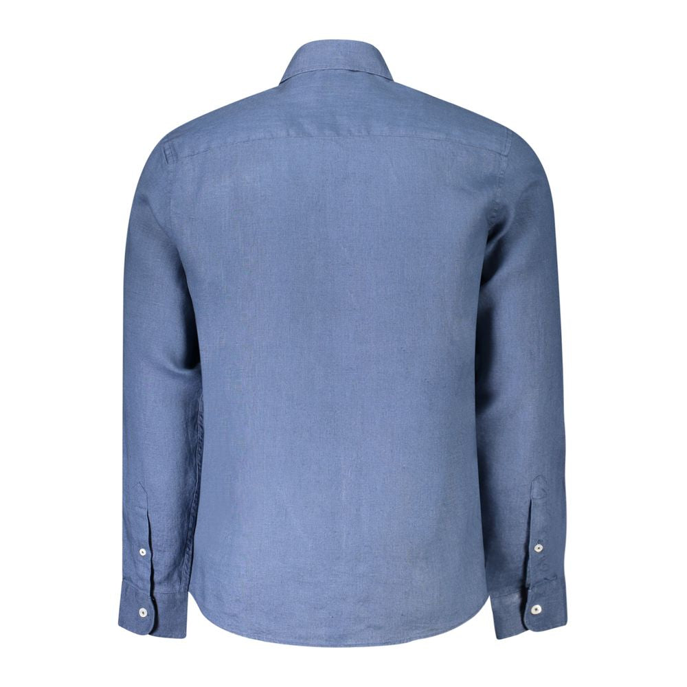North Sails Blaues Leinenhemd