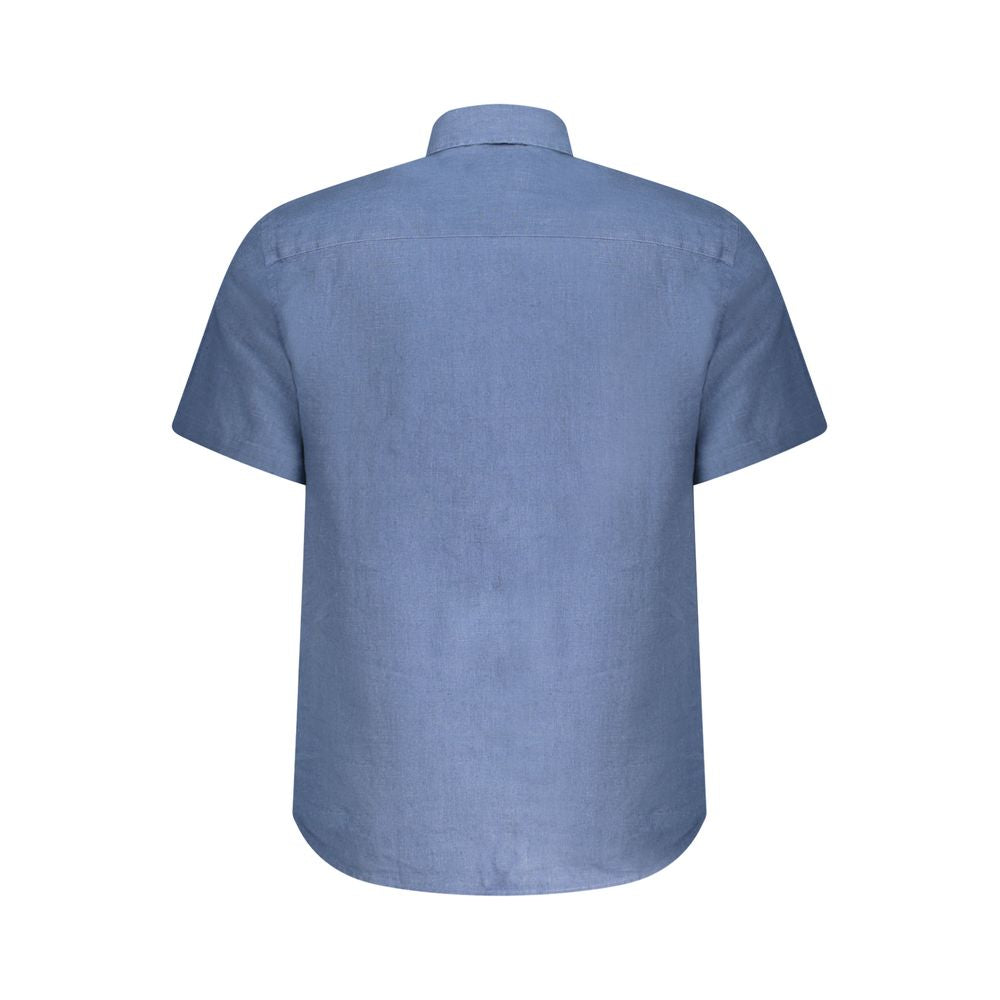 North Sails Blaues Leinenhemd