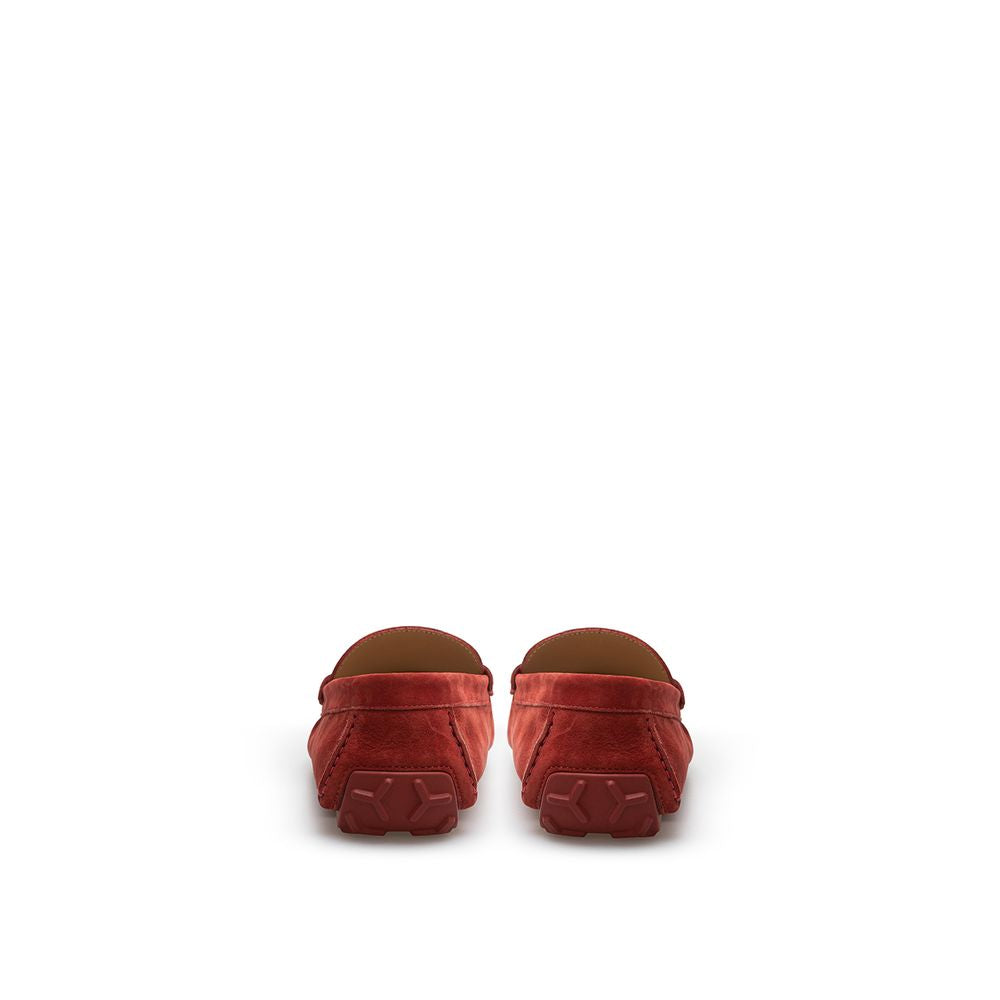 Bally Bordeaux Leder Mokassin