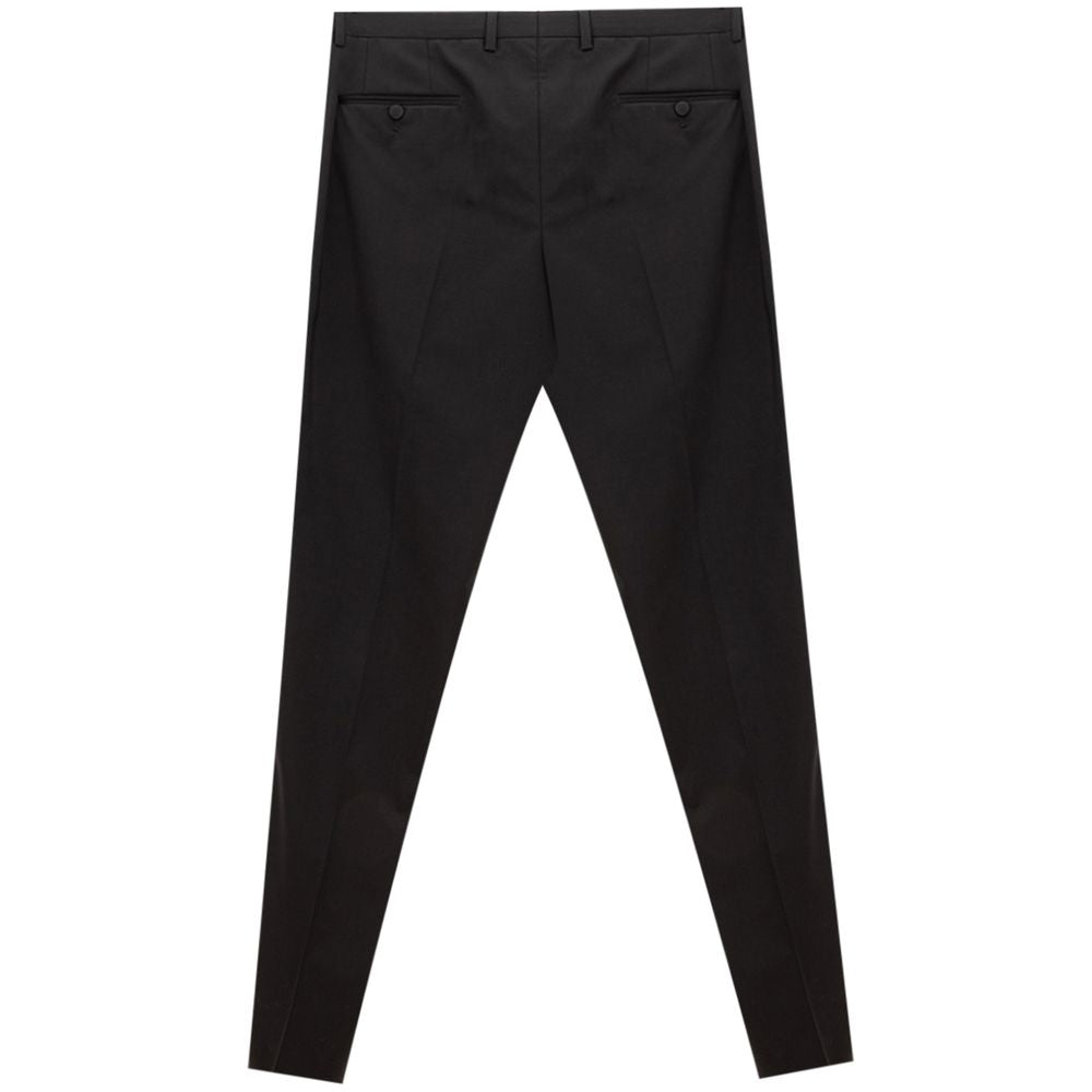 Dolce & Gabbana Schwarze Woll-Hosen für formelle Anlässe