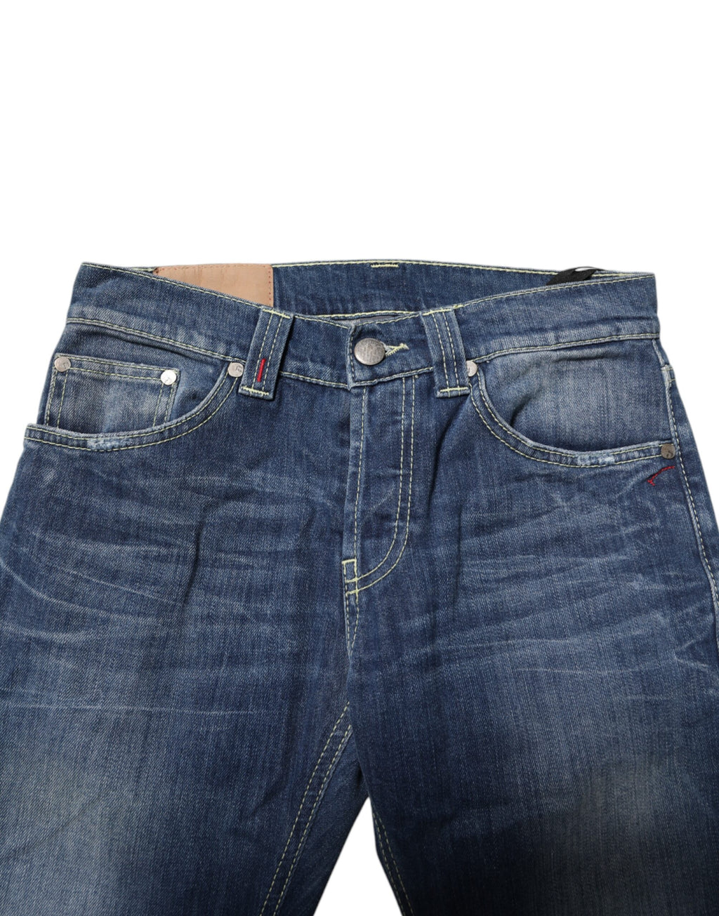 Dondup Blue Washed Skinny Fit Casual Men's Denim Jeans