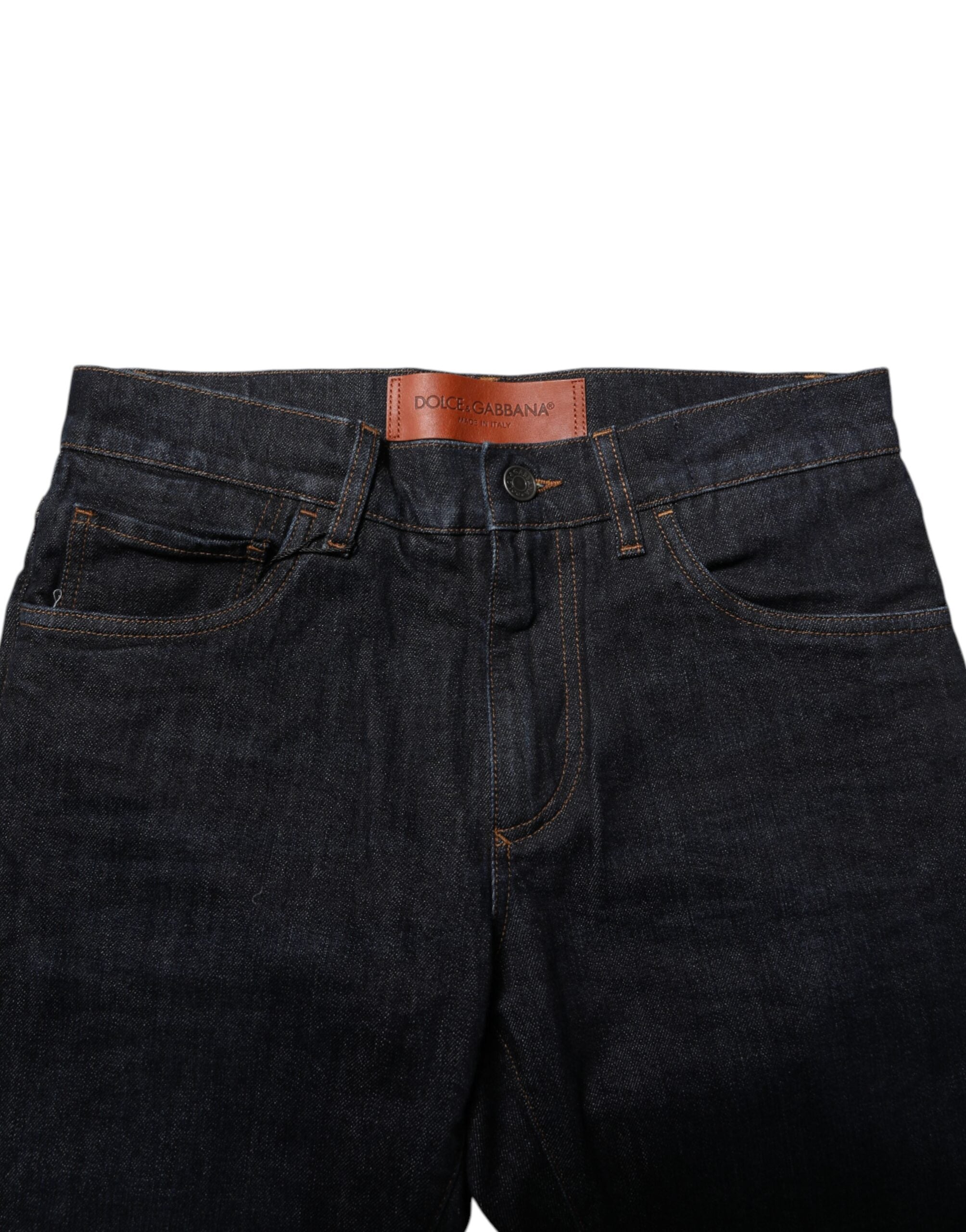 Dolce & Gabbana Schwarze Skinny-Jeans aus Baumwolle für Herren