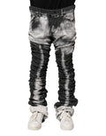 Dolce & Gabbana Black Tie-Dye Straight Denim Jeans