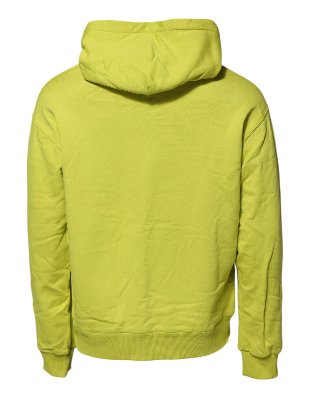 Dolce & Gabbana Green Logo Cotton Hoodie Sweatshirt