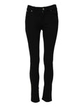 Dolce & Gabbana Black Mid-Rise Cotton Skinny Denim Jeans