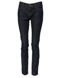 Dolce & Gabbana Blaue Skinny Denim-Jeans mit mittlerer Taille aus Baumwolle