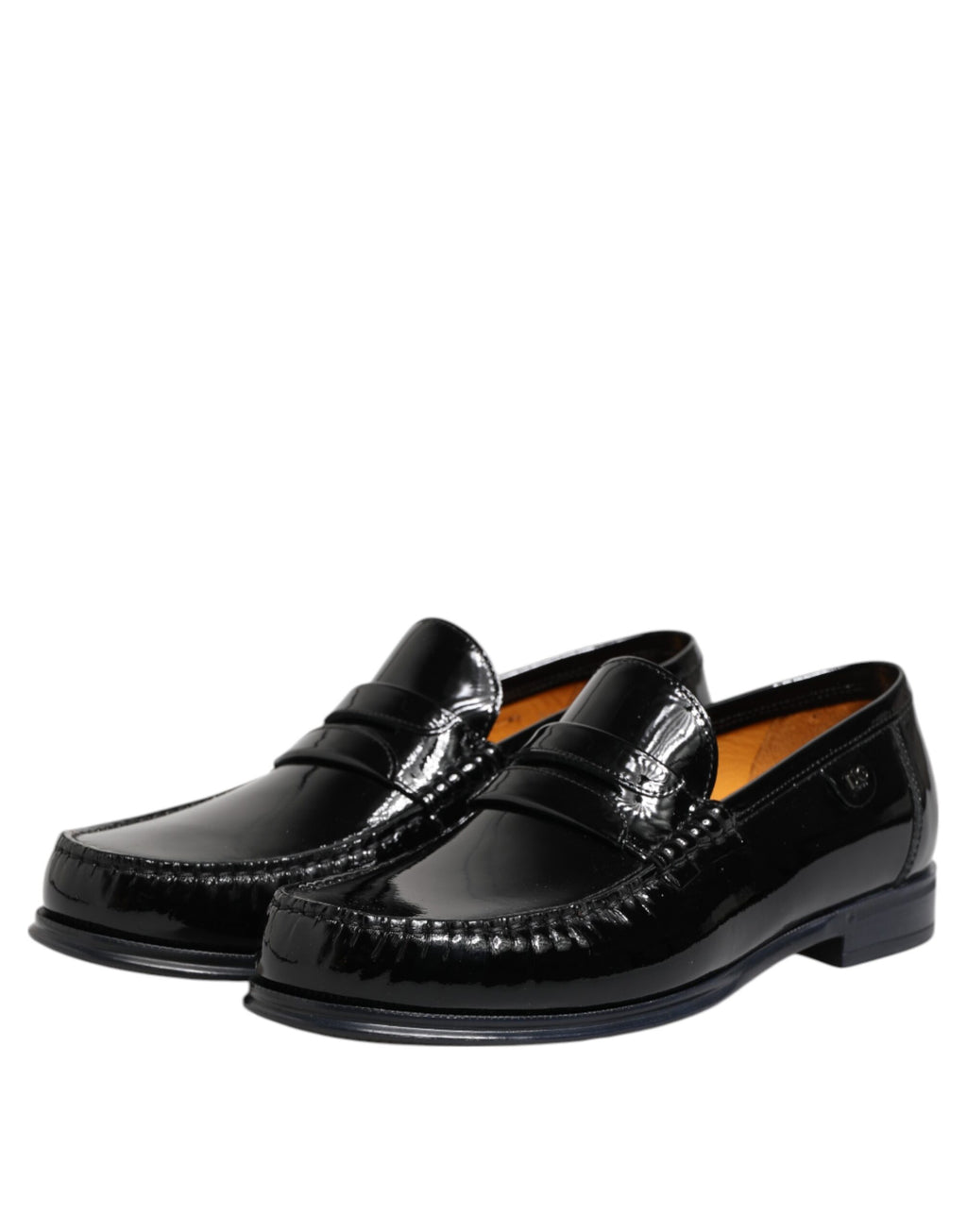 Dolce & Gabbana Black Leather Slip-On Loafers for Women and Men