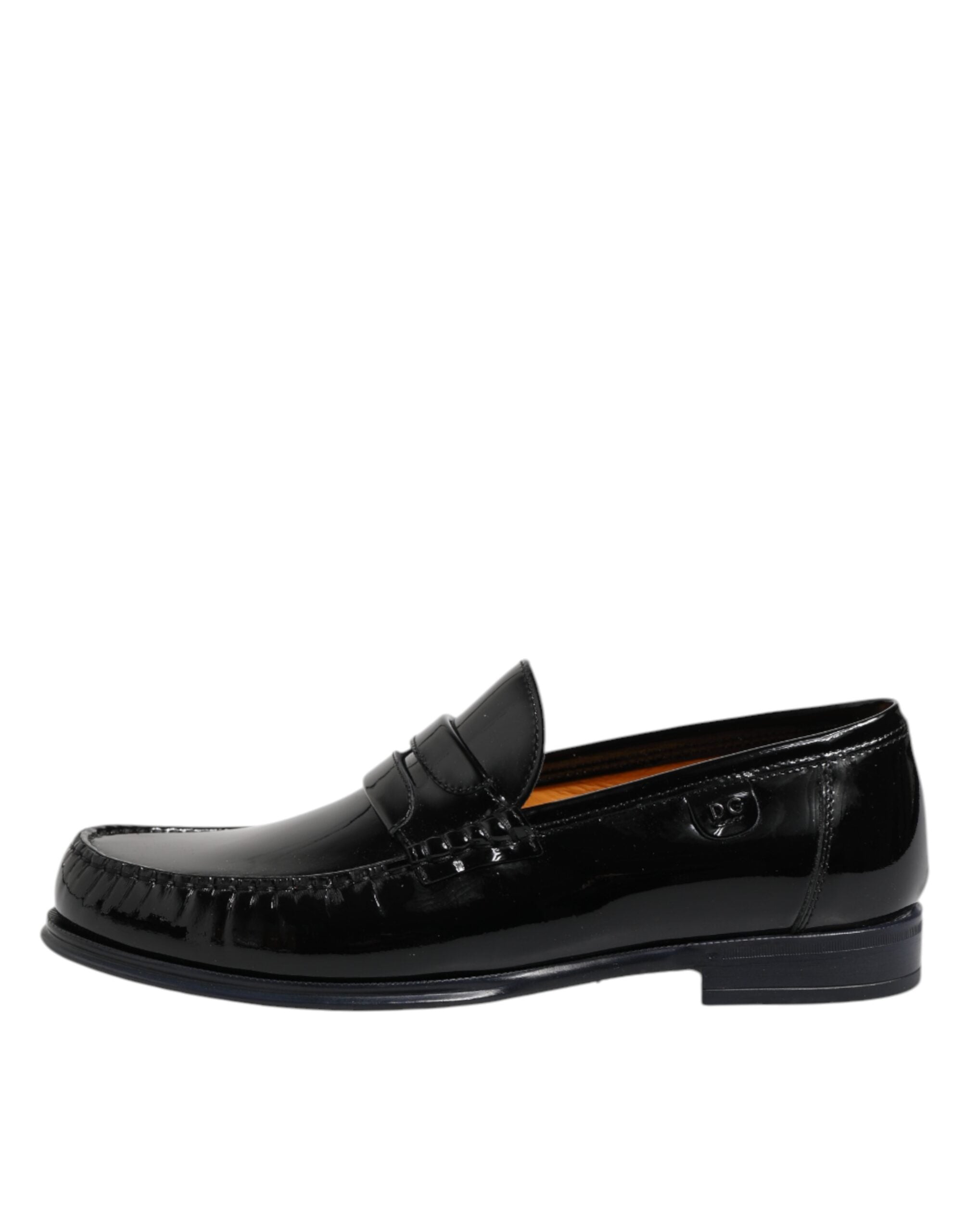 Dolce & Gabbana Black Leather Slip-On Loafers for Women and Men