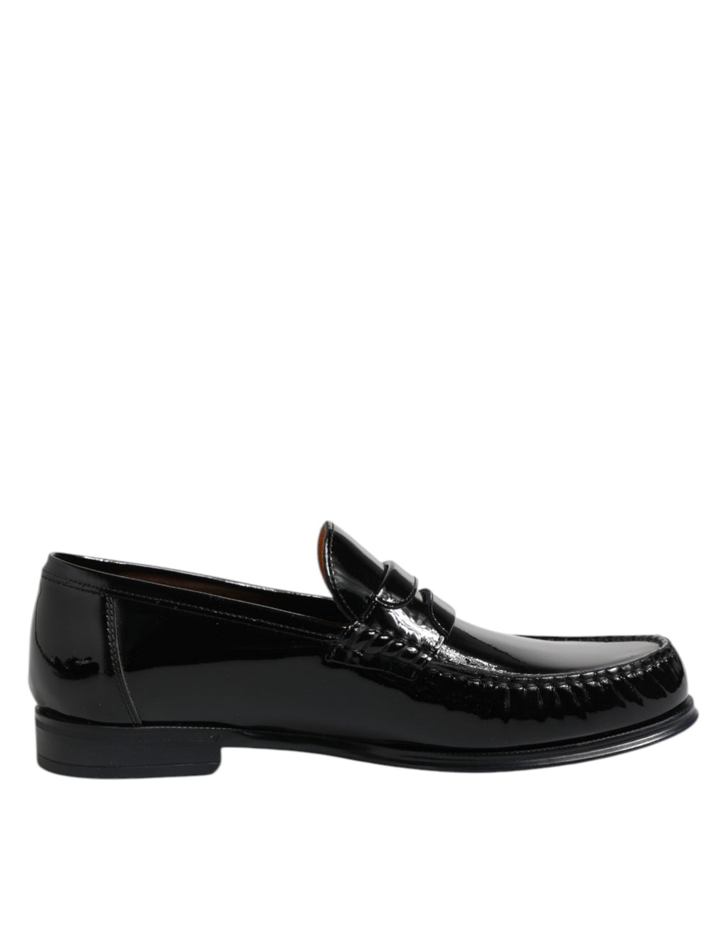 Dolce & Gabbana Black Leather Slip-On Loafers for Women and Men