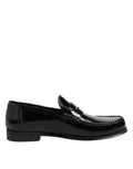 Dolce & Gabbana Black Leather Slip-On Loafers for Women and Men