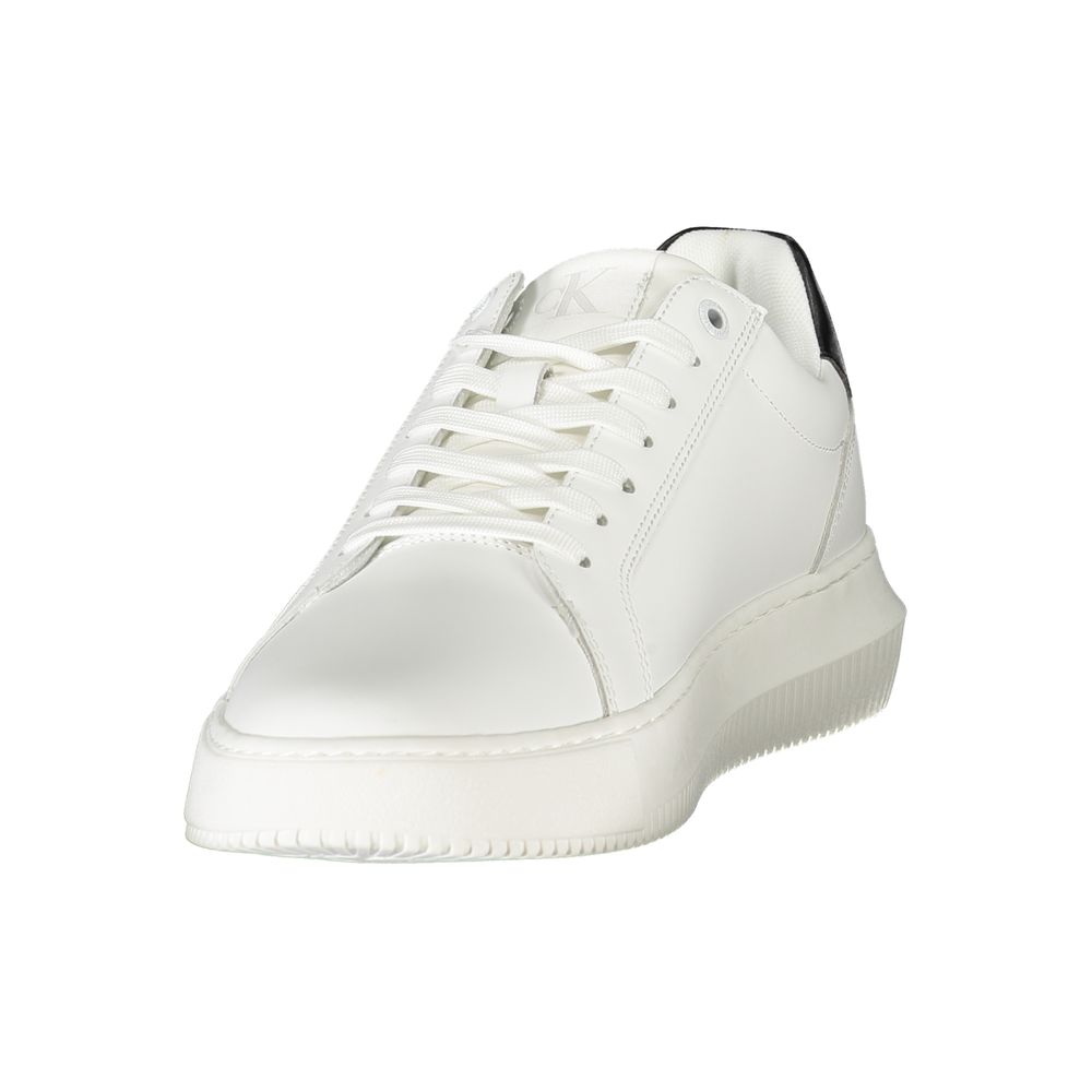 Calvin Klein Bianco Polyurethane Herren Sneaker