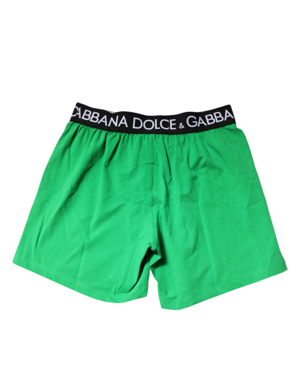 Dolce & Gabbana Green Cotton Boxer Shorts Regular Underwear