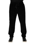 Dolce & Gabbana Black Cotton Men's Jogger Sweatpants Trousers