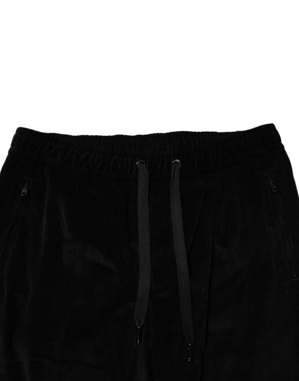 Dolce & Gabbana Black Cotton Men's Jogger Sweatpants Trousers