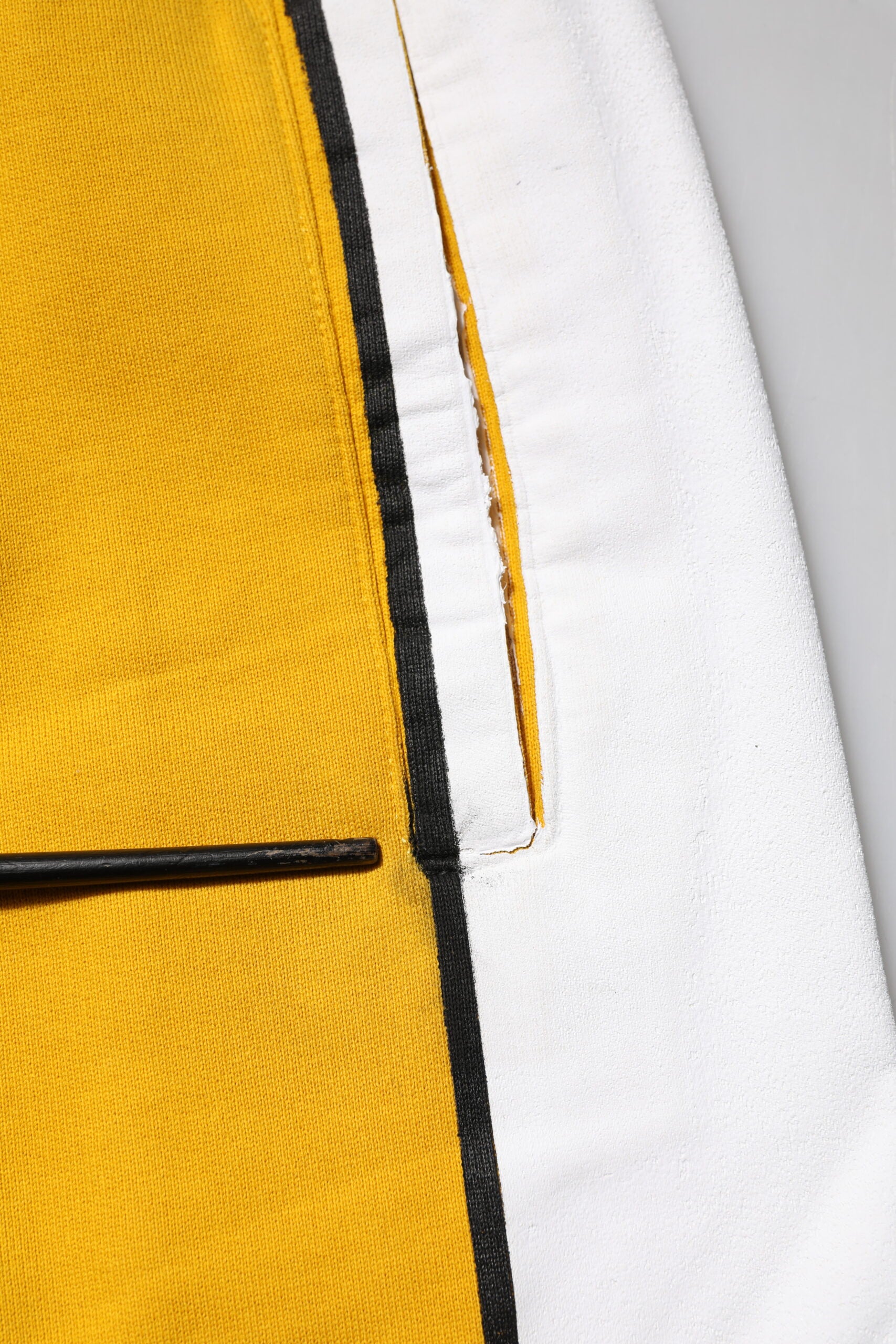 Dolce & Gabbana Yellow Cotton Drawstring Track Pants
