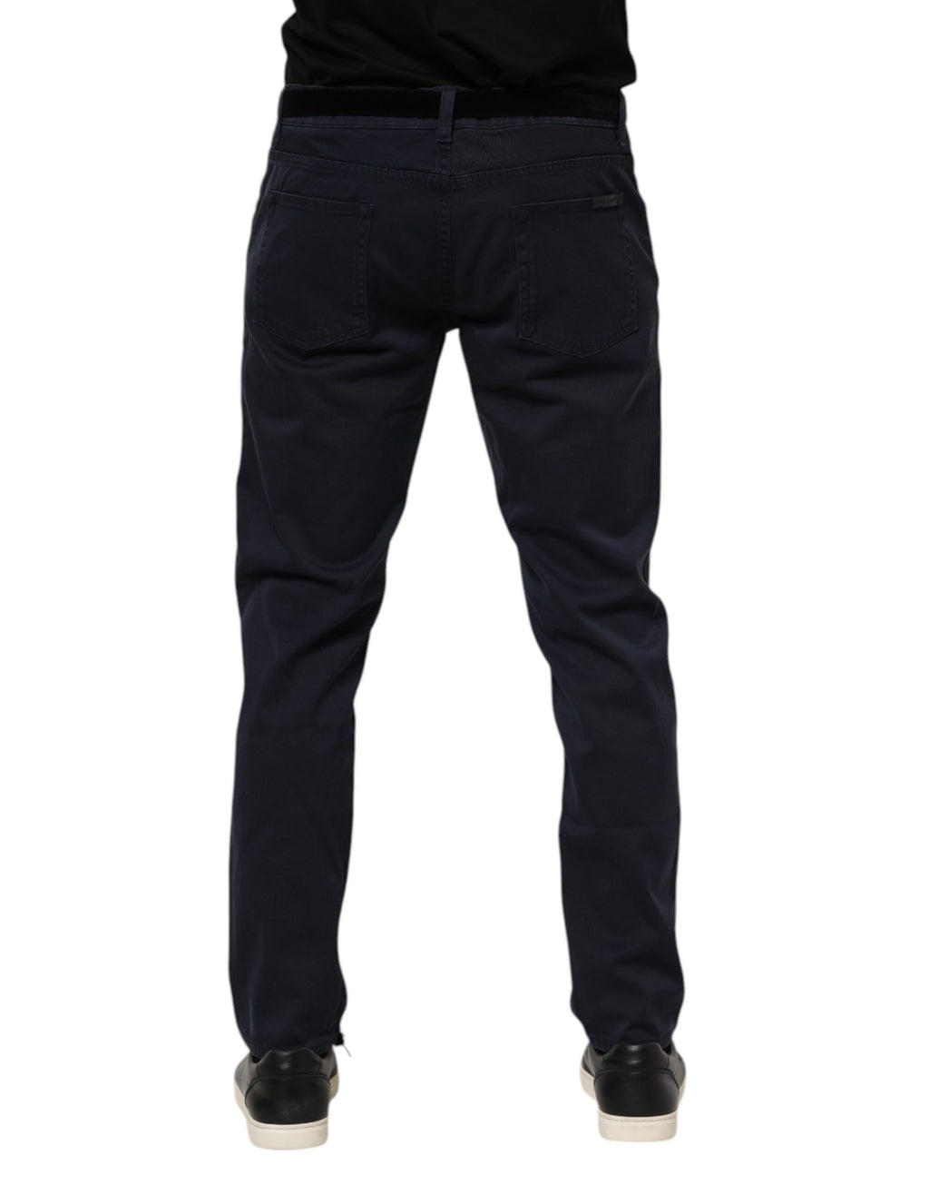 Dolce & Gabbana Blue Tapered Cotton Denim Jeans