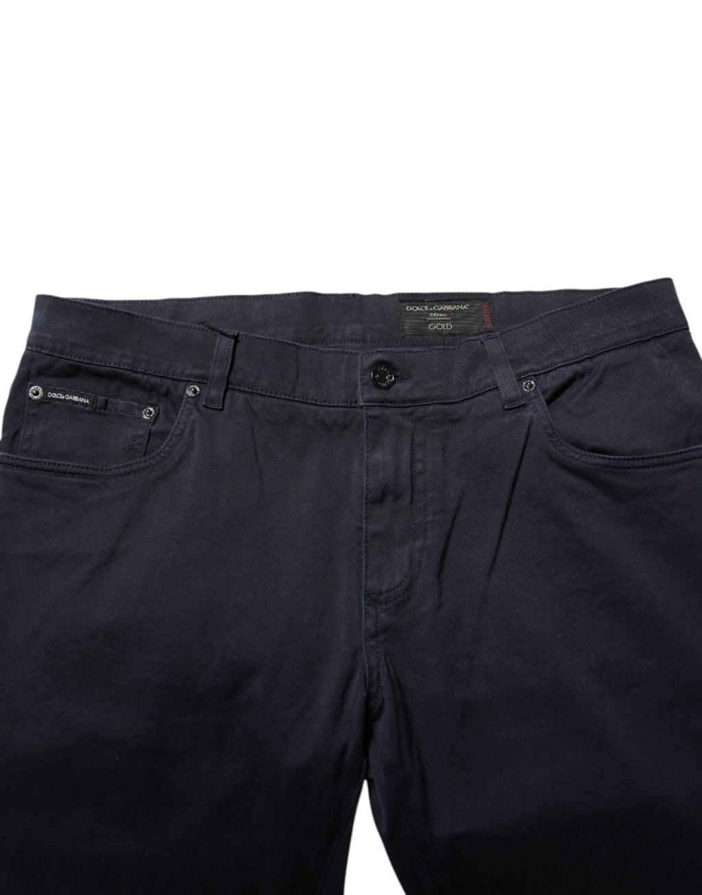 Dolce & Gabbana Blue Tapered Cotton Denim Jeans