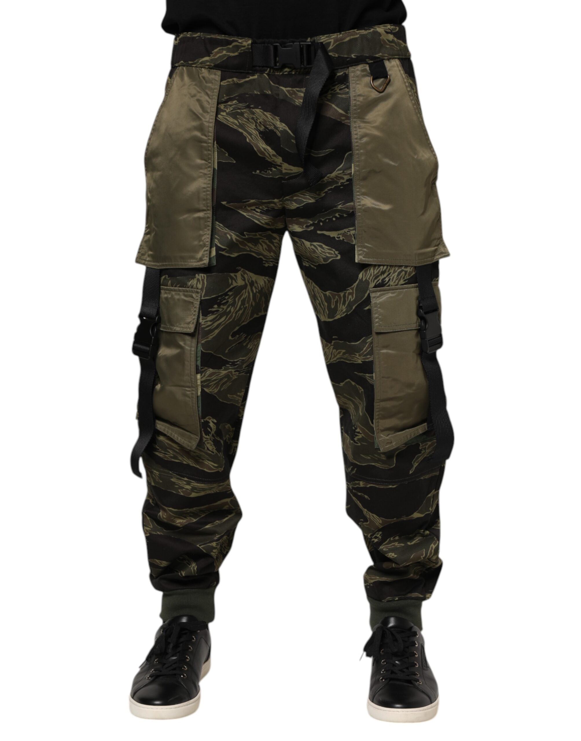 Dolce & Gabbana Multicolor Camo Cargo Pants