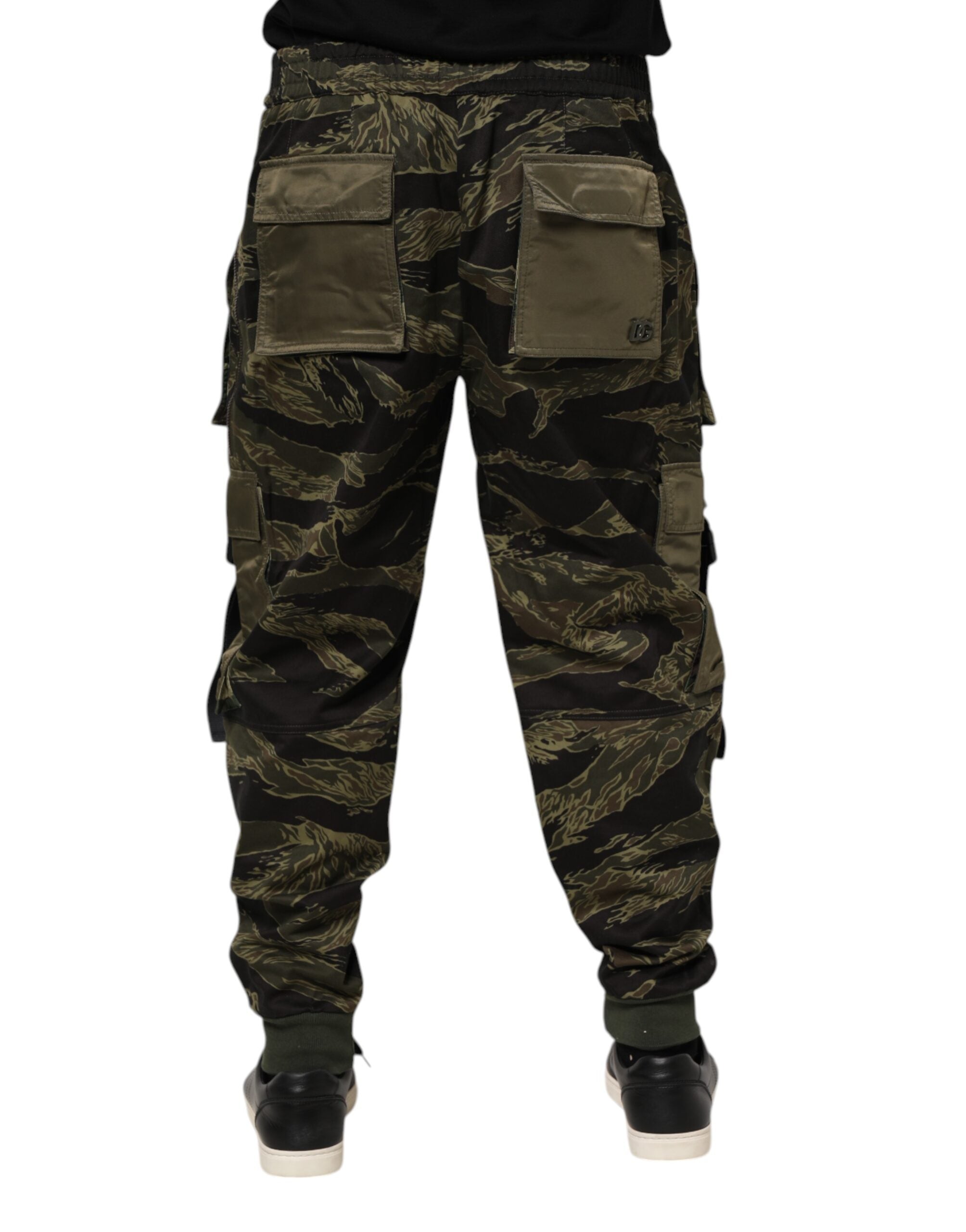 Dolce & Gabbana Multicolor Camo Cargo Pants