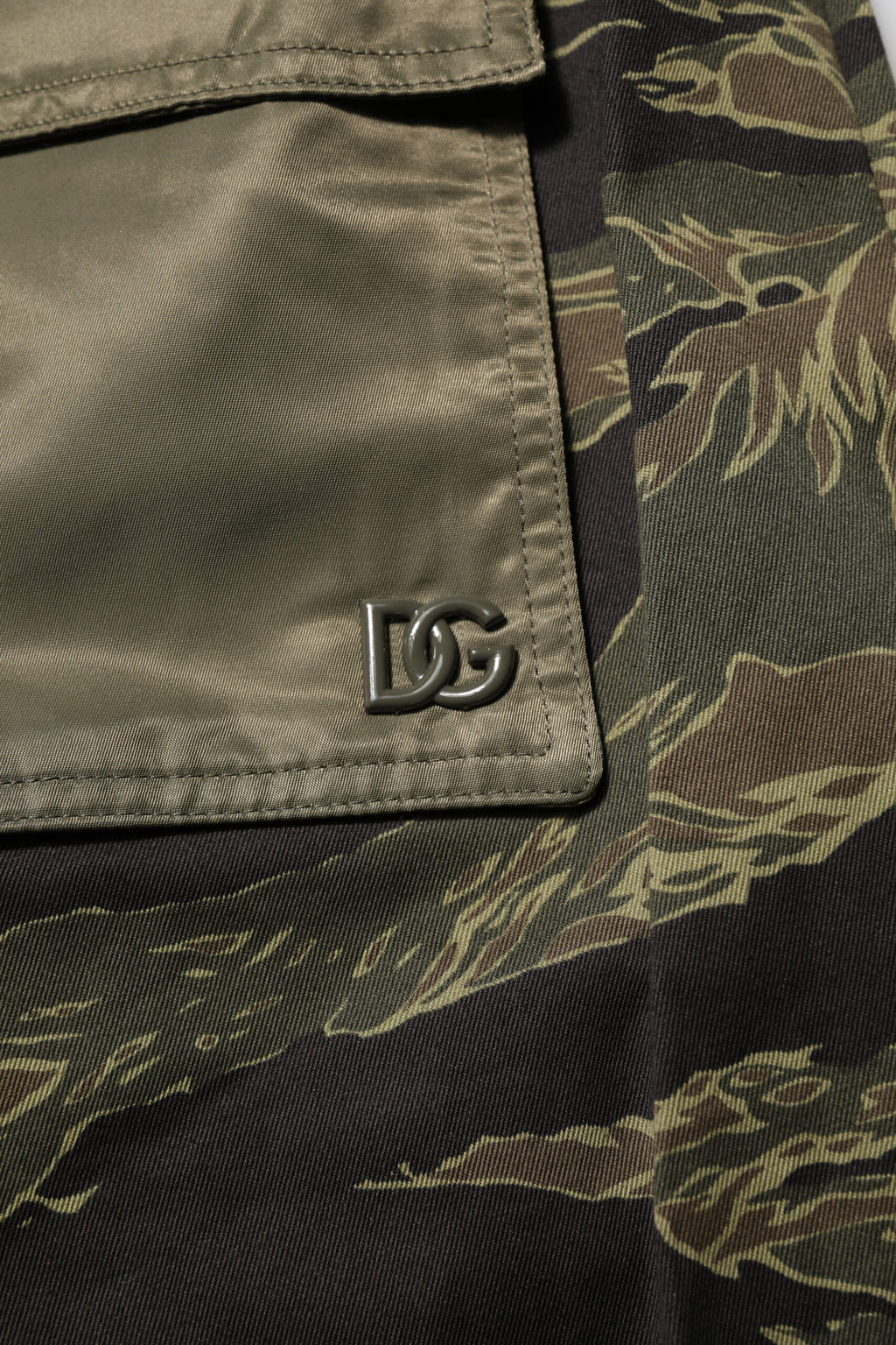Dolce & Gabbana Multicolor Camo Cargo Pants