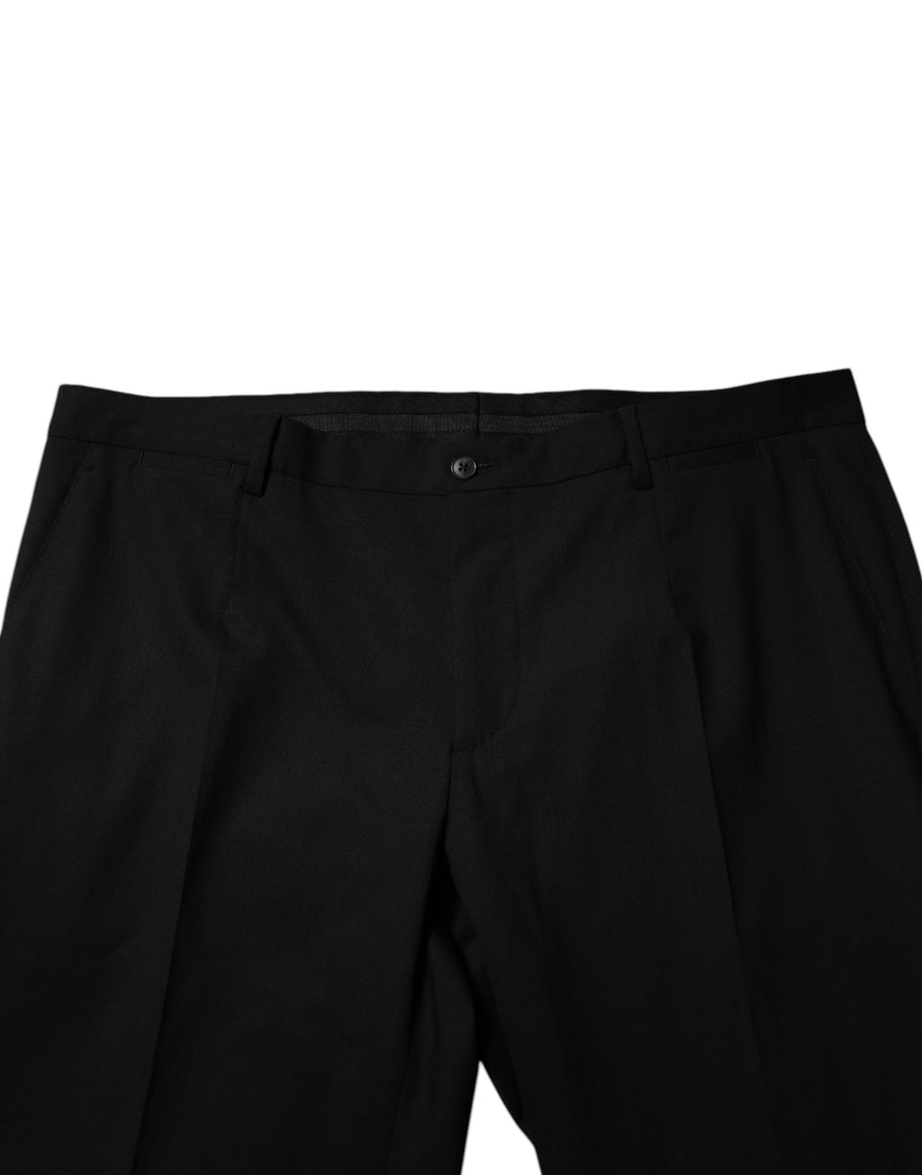 Dolce & Gabbana Black Wool Formal Trousers