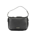 Mario Valentino Schwarze Damen-Handtasche aus Polyurethan