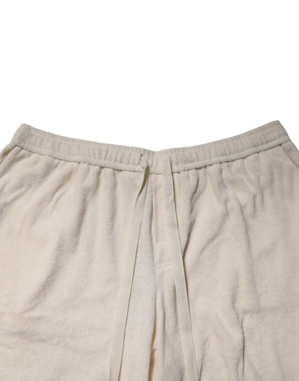 Dolce & Gabbana Ivory Cotton Men's Bermuda Sweatshorts