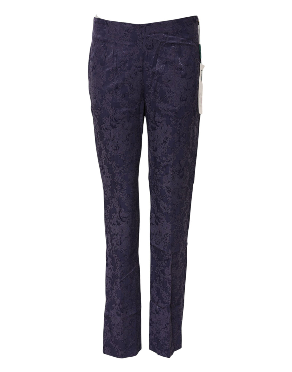 BENCIVENGA Lila High-Waisted Jacquard Trousers