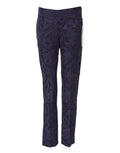 BENCIVENGA Lila High-Waisted Jacquard Trousers
