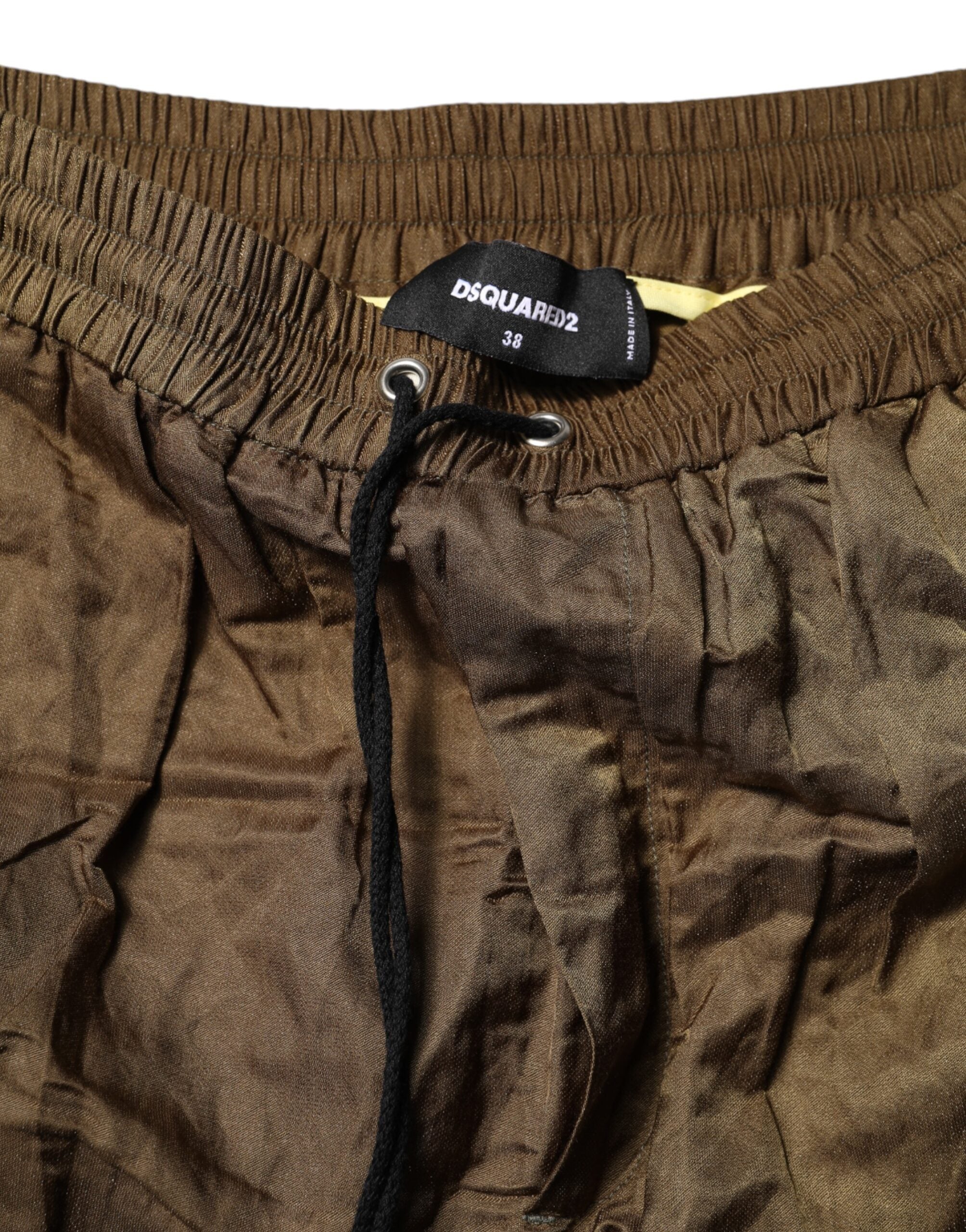 Dsquared² Brown Mid Waisted Women's Sweatpants