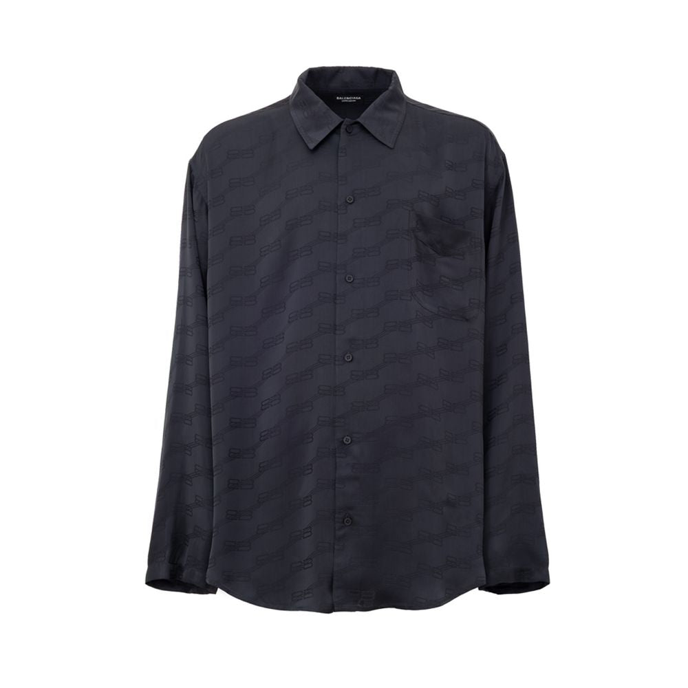 Balenciaga Grey Viscose Shirt
