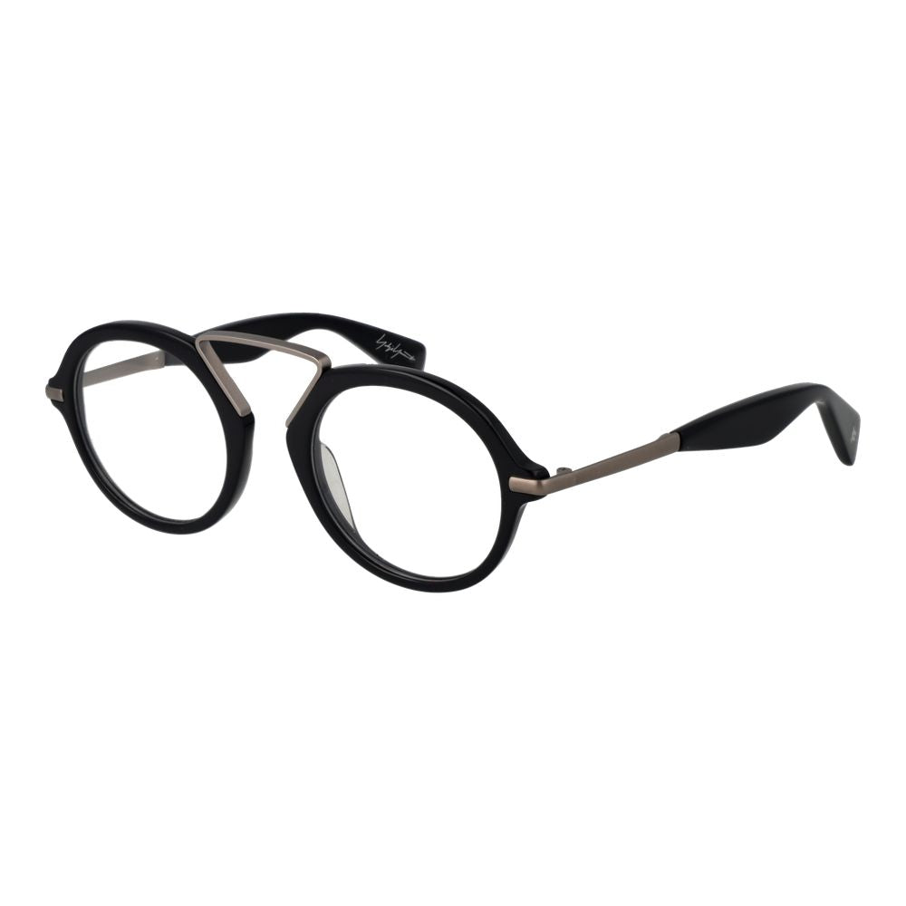 Yohji Yamamoto Schwarze Kunststoffbrille (Gestell)
