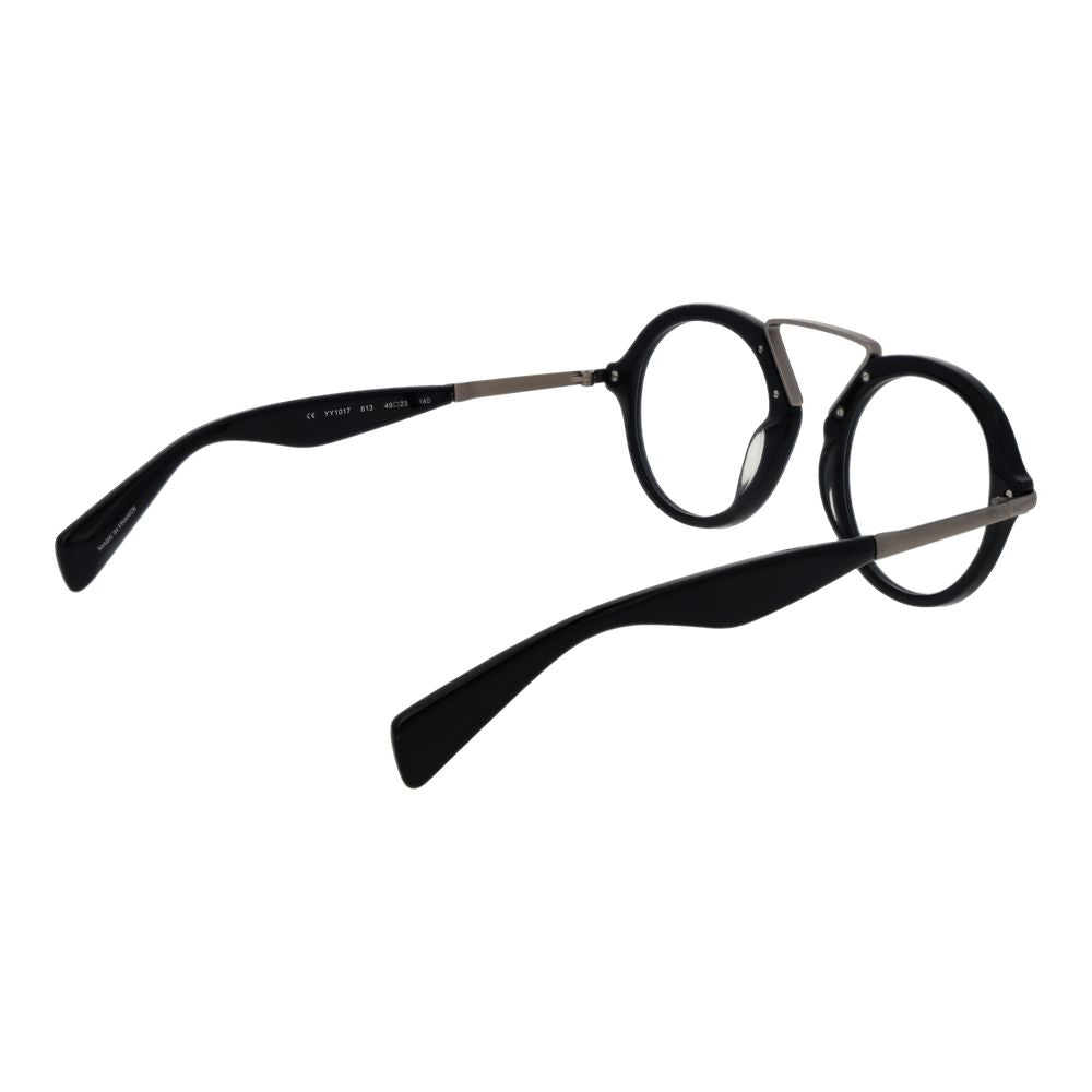 Yohji Yamamoto Schwarze Kunststoffbrille (Gestell)