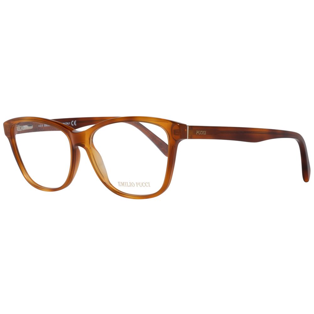 Emilio Pucci Braune Kunststoffbrille (Fassung)