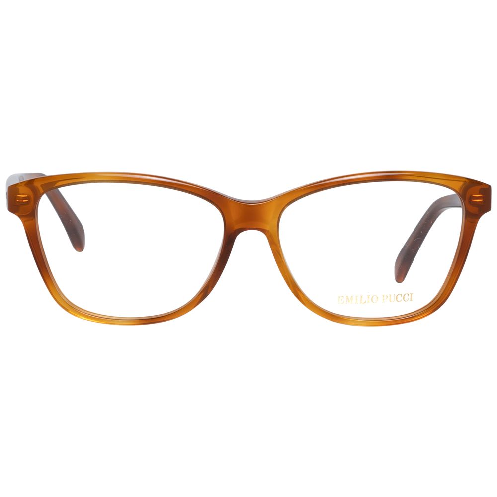 Emilio Pucci Braune Kunststoffbrille (Fassung)