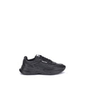 Dsquared² Schwarze Sneaker aus Kalbsleder Bos Taurus