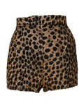 Dolce & Gabbana Brown Leopard High-Waisted Hotpants Shorts