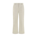 True Royal Beige-Sand Colored Cotton Trousers