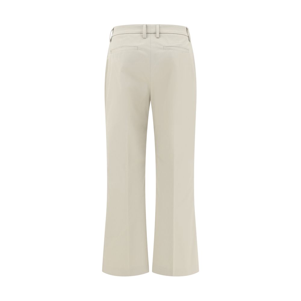 True Royal Beige-Sand Colored Cotton Trousers