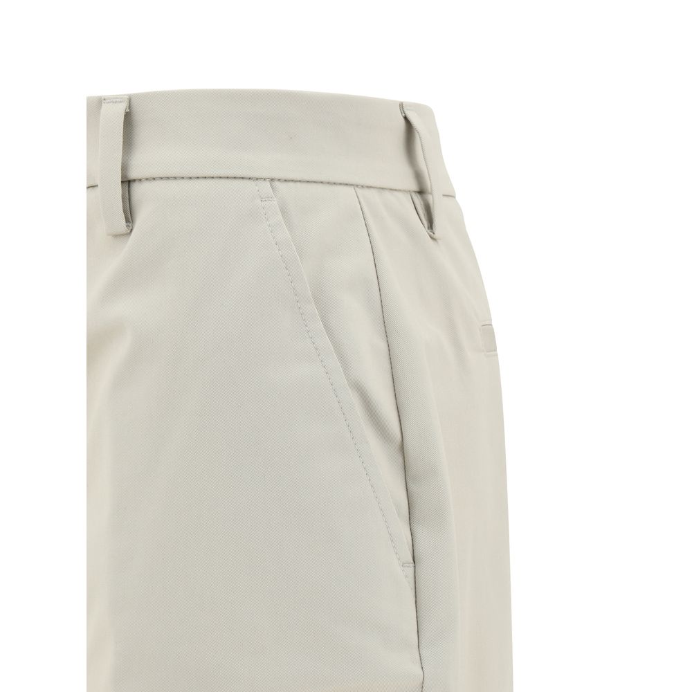 True Royal Beige-Sand Colored Cotton Trousers