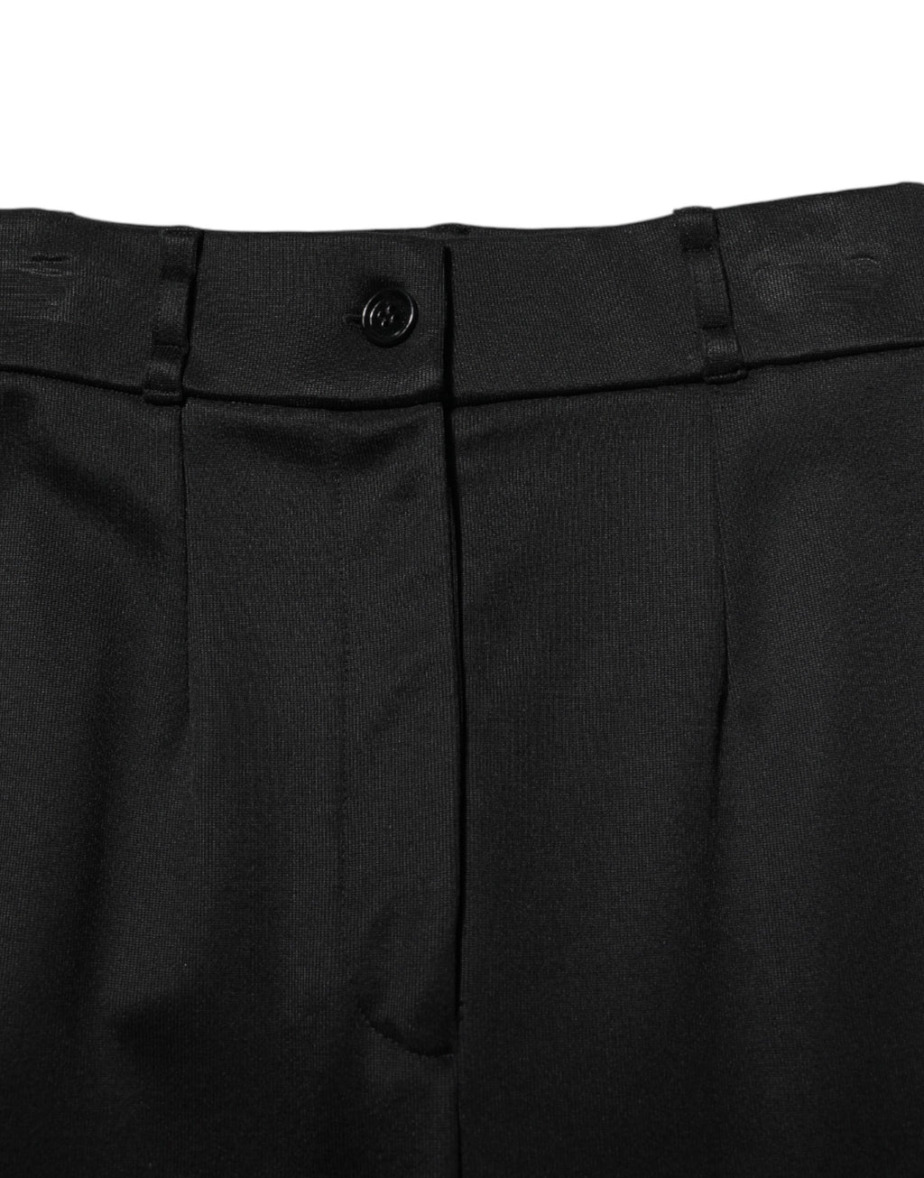 Dolce & Gabbana Black High Waisted Nylon Skinny Leggings