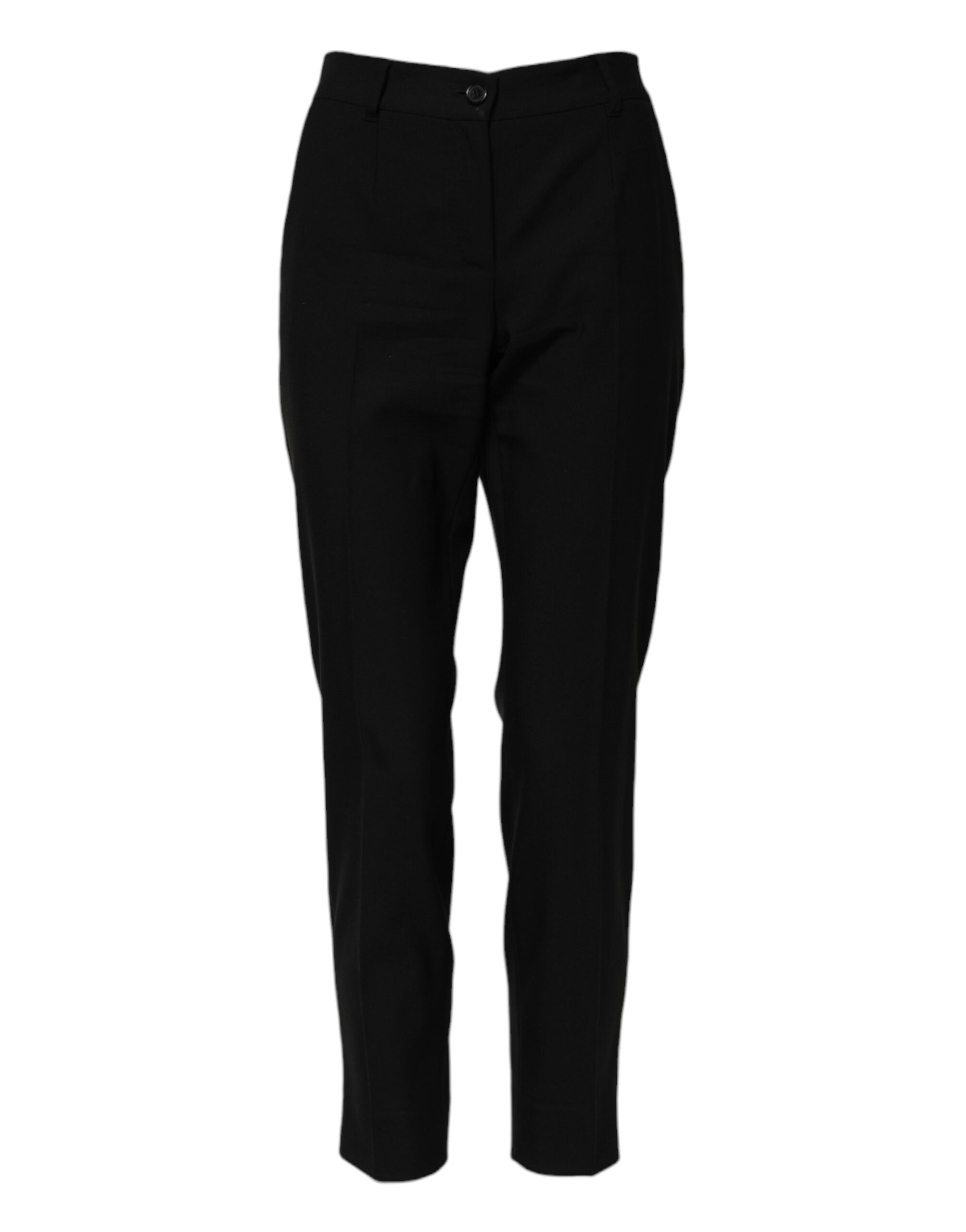 Dolce & Gabbana Black Tailored Wool Trousers