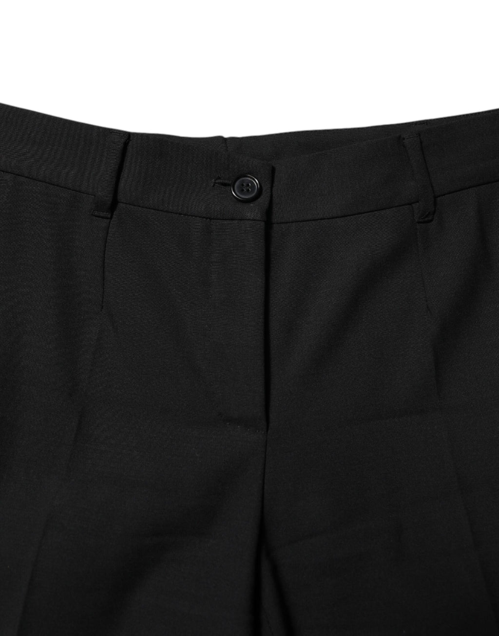 Dolce & Gabbana Black Tailored Wool Trousers