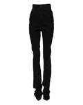 Dolce & Gabbana Black High-Waist Cotton Skinny Denim Jeans