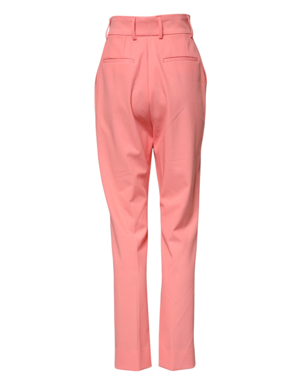 Dolce & Gabbana Pink High-Waisted Tapered Trousers