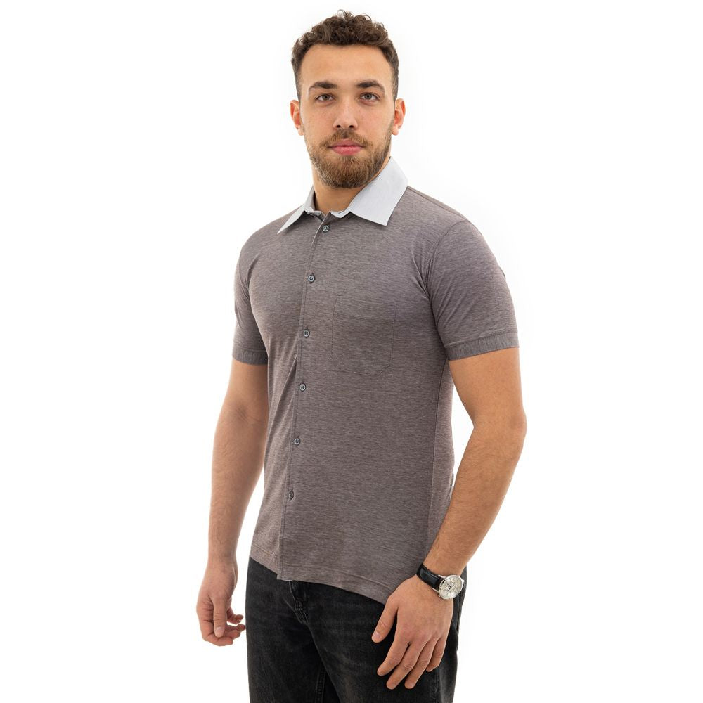 Corneliani Zweifarbiges Baumwoll-Poloshirt