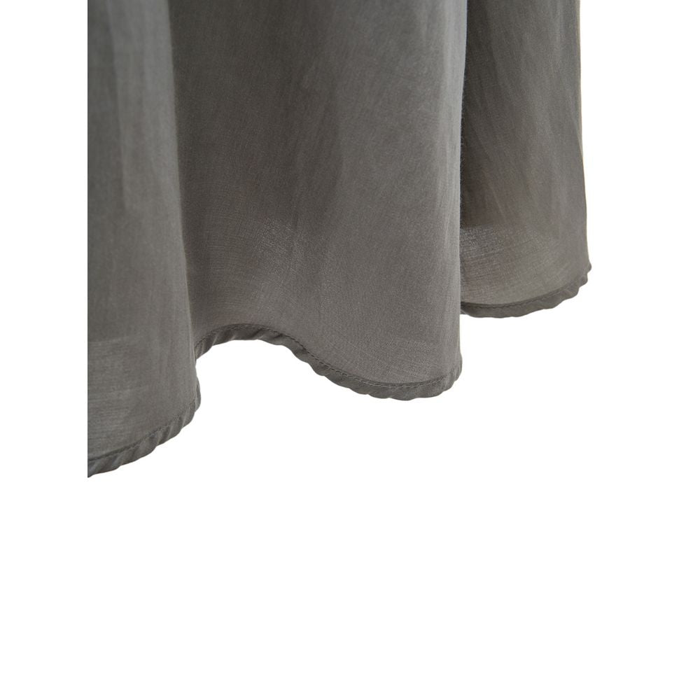 Lardini Graues Seidenkleid für den Alltag