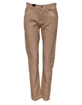Dolce & Gabbana Braune Boyfriend Denim-Hose aus Baumwolle Jeans