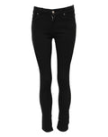Dolce & Gabbana Black Mid-Rise Cotton Skinny Denim Jeans